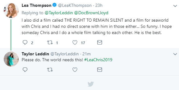 lea thompson tweet